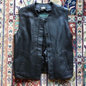 Vintage leather vest